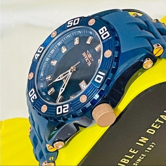 NWT invicta Sea Spider Automatic Men’s Watch 50mm rose gold Blue (31694) - Picture 3 of 9